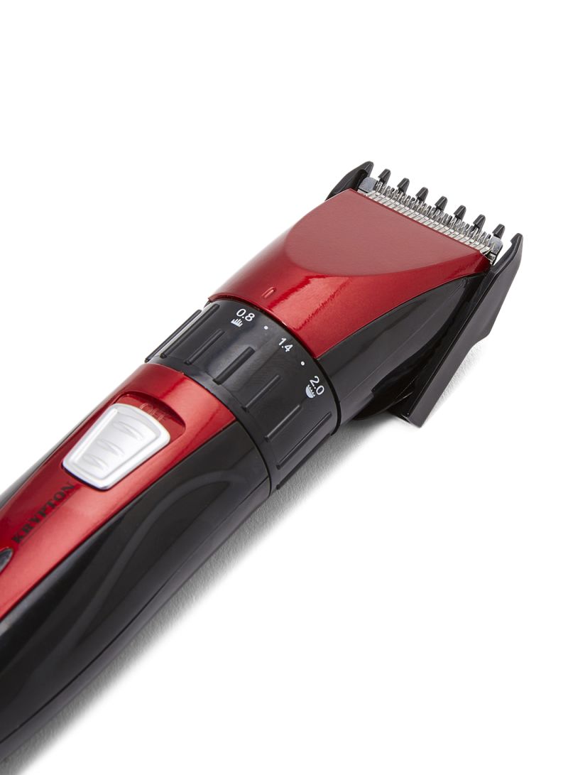 Rechargeable Trimmer Black & Red